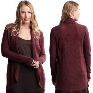 Barefoot Dreams CozyChic Lite Circle Cardi Cardigan Sweater Women's XS/S Purple